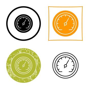 Speedometer Vector Icon
