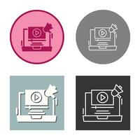 Video Marketing Vector Icon