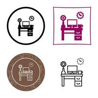 Work Table Vector Icon