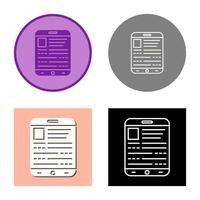 Ebook Vector Icon