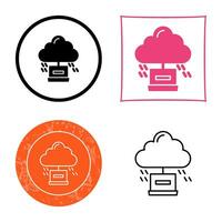 Cloud Computing Vector Icon