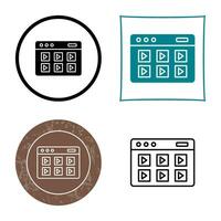 Online Course Vector Icon