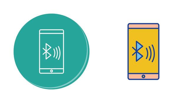 icono de vector de dispositivo conectado