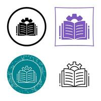 Open Book Vector Icon