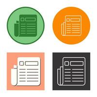 News Paper Vector Icon