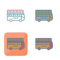 Double Bus Vector Icon