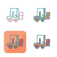 Forklifter Vector Icon