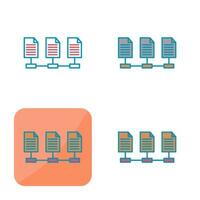 Network Files Vector Icon