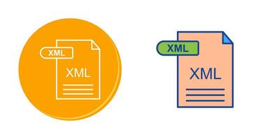 XML Vector Icon