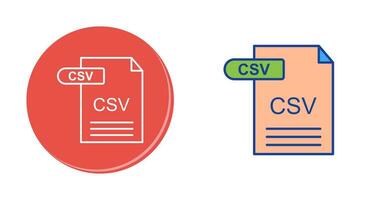 CSV Vector Icon