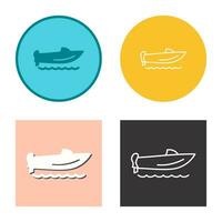 Speed Boat Vector Icon