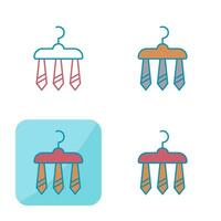 Three Ties Vector Icon