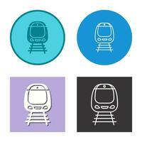 icono de vector de tren