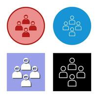 Network Group Vector Icon
