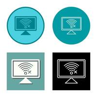 Disconnected Network Vector Icon