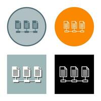 Network Files Vector Icon