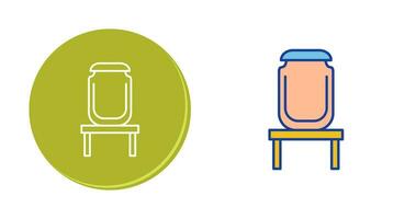 Jar on Display Vector Icon