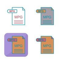 MPG Vector Icon