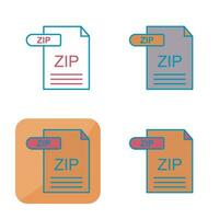 ZIP Vector Icon