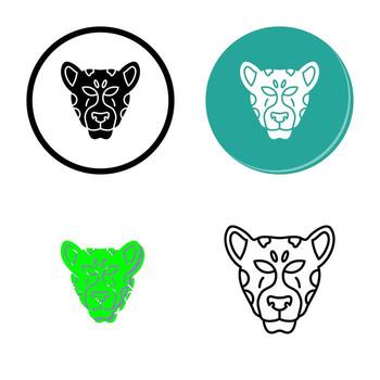 leopard Vector Icon