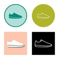 icono de vector de zapatos casuales