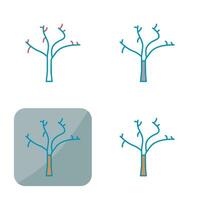 Tree with no Leaves Vector Icon