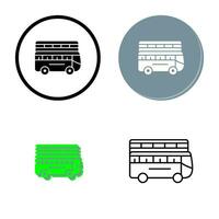 Double Bus Vector Icon