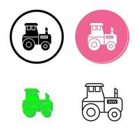 icono de vector de tractor