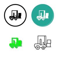 Forklifter Vector Icon