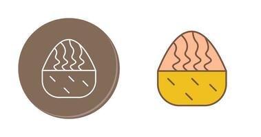 Cream Muffin Vector Icon