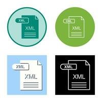 XML Vector Icon