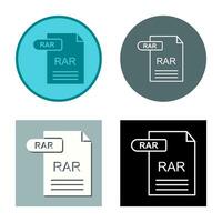 RAR Vector Icon