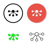 Nodes Vector Icon