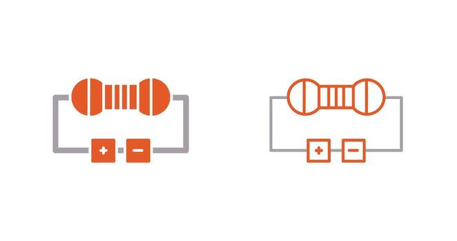 Resistor Vector Icon