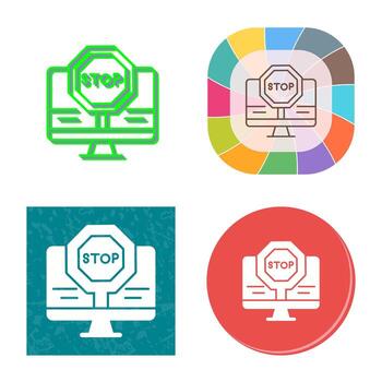Stop Vector Icon