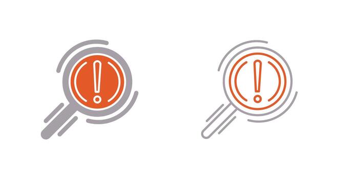 icono de vector de problema
