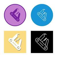 Swiss Army Knife Vector Icon