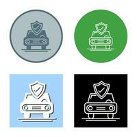 Car Protection Vector Icon