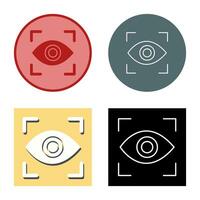 Eye Scan Vector Icon