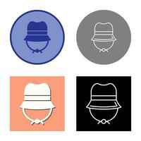 Camping Hat Vector Icon