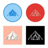 Tent Vector Icon