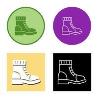 icono de vector de botas