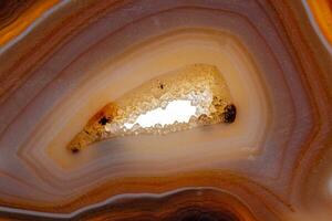 macro mineral stone agate on a white background photo