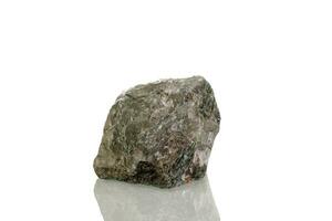macro mineral stone Apatite on a white background photo