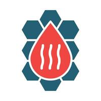 Nano Coating Vector Glyph Two Color Icon For Personal And Commercial Use.