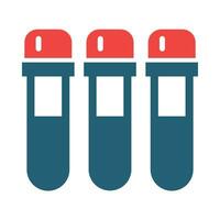 Test Tube Vector Glyph Two Color Icon For Personal And Commercial Use.