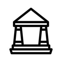 Court Icon Vector Symbol Design Illustration