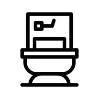 baño icono vector símbolo diseño ilustración