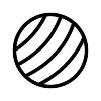 Fitness Ball Icon Vector Symbol Design Illustration