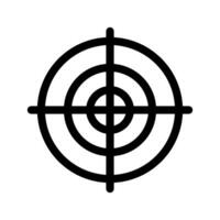 Target Icon Vector Symbol Design Illustration